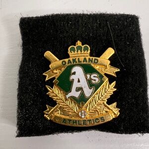 Oakland A’s 1990 Hat/Cap Lapel Pin Vintage By Paul David Inc